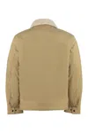 Woolrich Cotton Blend Jacket In Beige