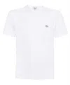 Woolrich Sheep-embroidered Short-sleeve T-shirt In White