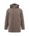 Woolrich Parka Softshell Falcon In Falcon
