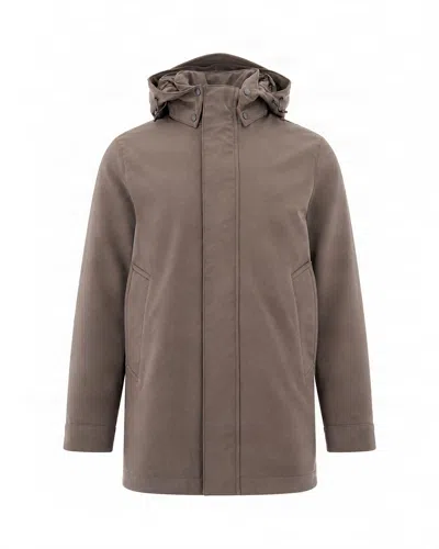 Woolrich Men's Hooded Parka Coat In Falcon