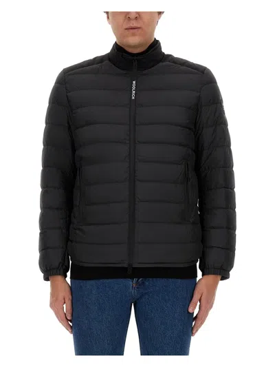 WOOLRICH MEN'S JACKET WITH LOGO