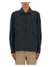 Woolrich Men's Jacket With Logo In Blue
