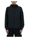 Woolrich Jacket With Zip In Blue