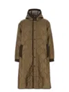 Woolrich Khaki Oversize Padded Jacket