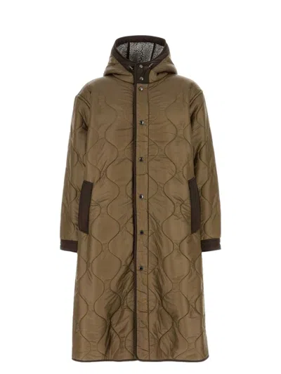 WOOLRICH MEN'S KHAKI POLYESTER TODD SNYDER FORBLACK LABEL PADDED JACKET