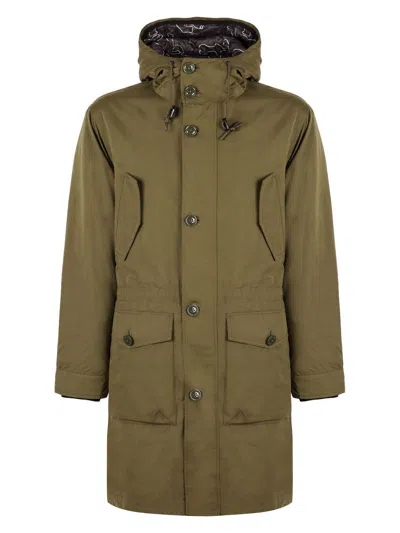 WOOLRICH MEN'S MOUNTAIN CLOTH HOODED PARKA