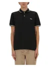 Woolrich Men's Polo With Logo T-shirt In Black