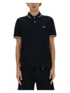 Woolrich Monterey Cotton Polo Shirt In Blue