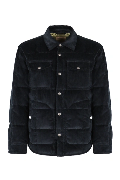 WOOLRICH MEN'S QUILTED JACKET WITH SNAPS