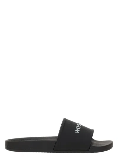WOOLRICH MEN'S SLIDE SANDAL WITH LOGO