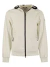 Woolrich Men's Softshell Hoodie In Ice
