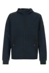 Woolrich Navy Blue Stretch Polyester Jacket In Blue