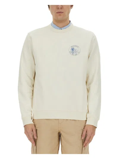 WOOLRICH MEN'S SWEATSHIRT WITH LOGO