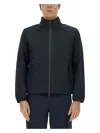 Woolrich Sailing Zipped Bomber Jacket In Blue