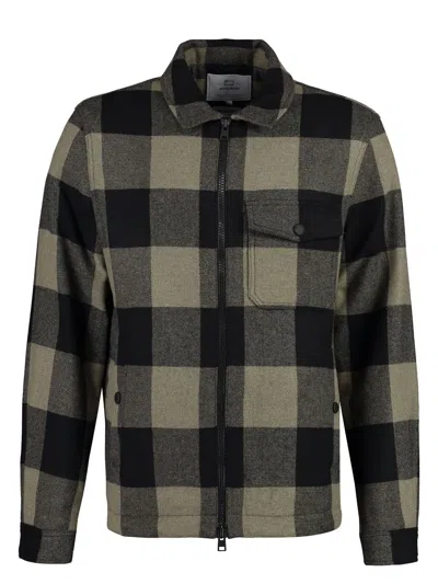 WOOLRICH MEN'S WOOL BLEND OVERSHIRT