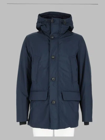 Woolrich Men's Wool Blend Sports Jacket In Blue