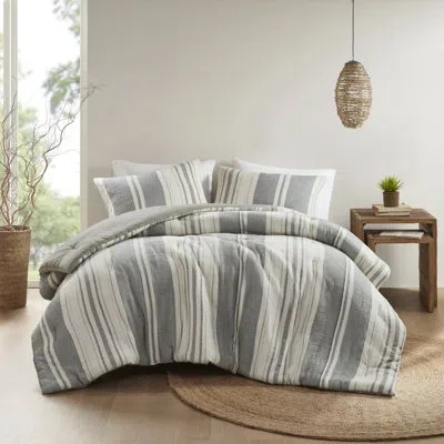 Woolrich Mesa Comforter 3 Pcs Set In Gray