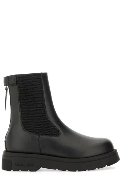 Woolrich Leather Amphibian In Black