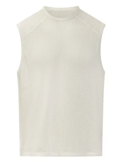 Woolrich Mesh Tank Top In Neutrals