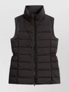 Woolrich Microfiber Padded Vest High Collar In Multi