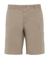 Woolrich Mid-rise Bermuda Shorts In Nude