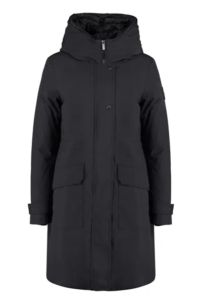 WOOLRICH WOOLRICH MILITARY TECHNICAL FABRIC PARKA WITH INTERNAL REMOVABLE DOWN JACKET