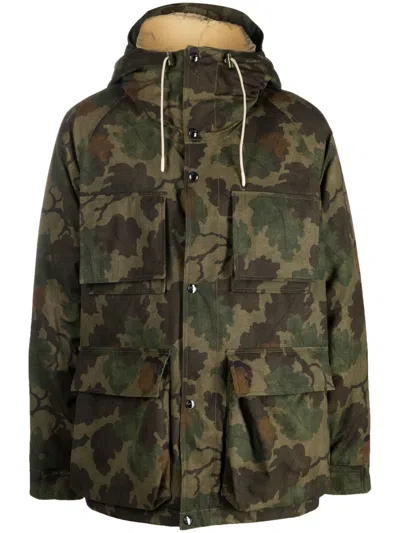 Woolrich Mitchell Parka Mit Camouflagemuster In Green