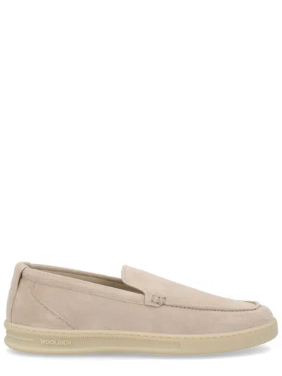 Woolrich Classic Moccasin Loafers For Men In Animal Print