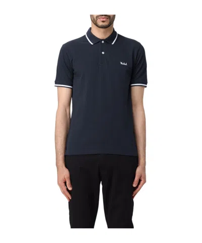 Woolrich Monterey Cotton Polo Shirt In Black
