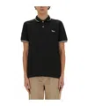 Woolrich Monterey Straight Hem Polo Shirt In Black