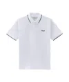 Woolrich Monterey Cotton Polo Shirt In White