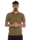 Woolrich Monterey Cotton Polo Shirt In Lake Olive