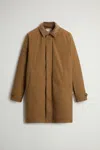 Woolrich Mountain Cloth 2in1 Lamar Coat In Brown