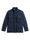 Woolrich Multi-pocket Padded Jacket In Blue