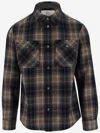Woolrich Embroidered Flannel Alaskan Melton Shirt In Multicolor