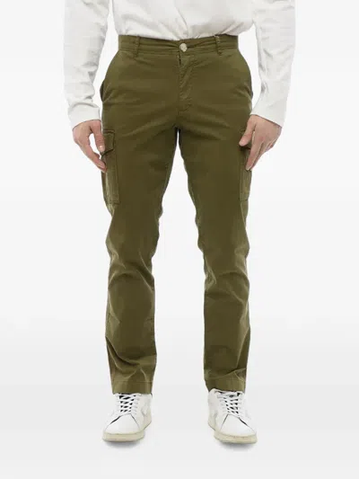 Woolrich Multi-pocket Pocket Trousers In Green