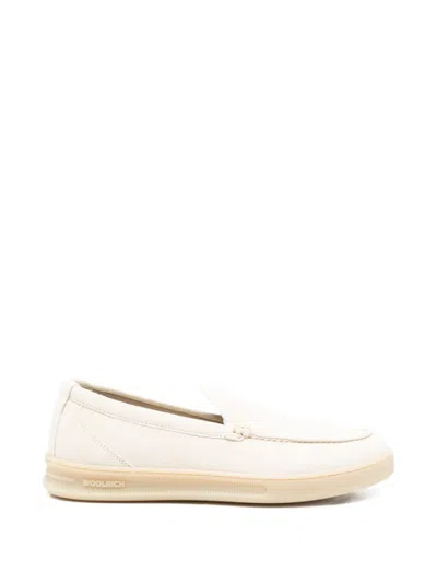 WOOLRICH NATURAL SLIP-ON LOAFERS