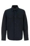 Woolrich Overshirt In Light Ramar In Meltonblue