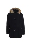 Woolrich Arctic Detachable Fur Parka Clothing In Black