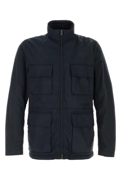 Woolrich Navy Blue Polyester Urban Field Jacket