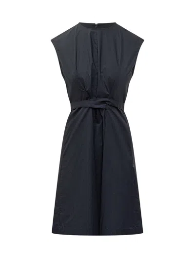 Woolrich Navy Blue Poplin Dress