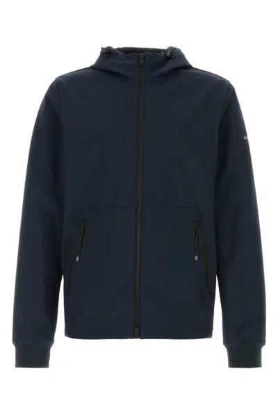 Woolrich Navy Blue Stretch Polyester Jacket