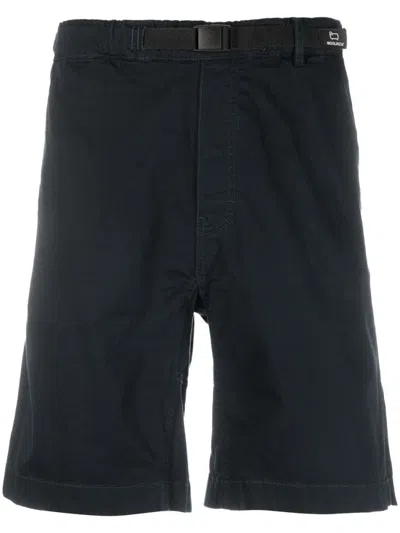 Woolrich Navy Blue Waist-strap Shorts