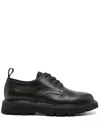 Woolrich New City Leather Derby Shoes In Black