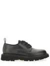 Woolrich New City Round Toe Derby Shoes In Black