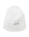 Woolrich Babies'  Newborn Girl Hat White Size 0 Polyamide, Viscose