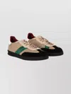 Woolrich Nubuck Low-top Sneaker Contrast Sole In Multi