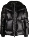 Woolrich Nylon Down Jacket In Black