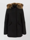Woolrich Luxury Artic Racoon Parka In Black