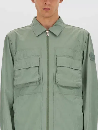 Woolrich Nylon Lightweight Jacket In Green